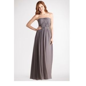 Donna Morgan Emily Grey Ridge Dress